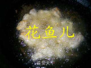 南瓜炒鸡米花的做法步骤：4