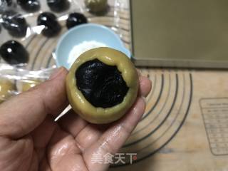 广式黑芝麻月饼的做法步骤：7