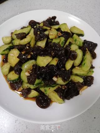 凉拌黄瓜木耳的做法步骤：6