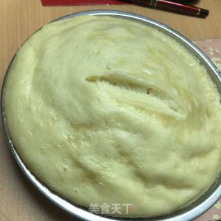 预祝大家中秋节快乐哈哈哈，第一次蒸这蛋糕，只能叫它馒头蛋糕的做法步骤：5