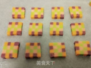 自创棋格饼干的做法步骤：11