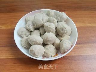 草菇烧鱼丸的做法步骤：6