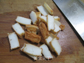 鱼豆腐娃娃菜羹的做法步骤：2