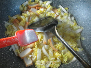 鱼豆腐娃娃菜羹的做法步骤：5