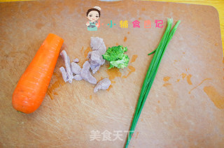 10个月以上辅食肉末蔬菜玉子烧的做法步骤：1