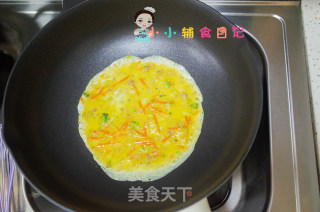 10个月以上辅食肉末蔬菜玉子烧的做法步骤：9