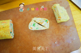 10个月以上辅食肉末蔬菜玉子烧的做法步骤：15