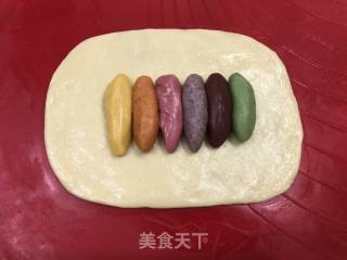 彩虹蛋黄酥的做法步骤：24