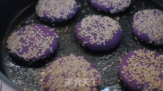 紫薯糯米饼【初味日记】的做法步骤：7