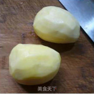 菠菜炒土豆的做法步骤：2