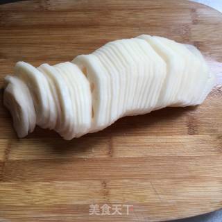 炝拌藕片的做法步骤：1