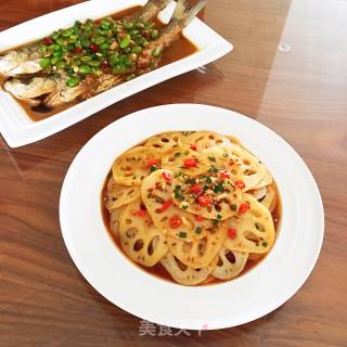 炝拌藕片的做法步骤：12