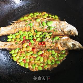 毛豆烧白条的做法步骤：12