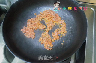 12个月以上番茄肉末夹心面条饼的做法步骤：4