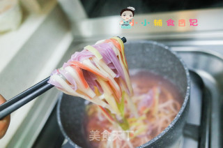 12个月以上番茄肉末夹心面条饼的做法步骤：8