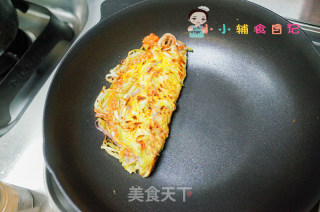 12个月以上番茄肉末夹心面条饼的做法步骤：14