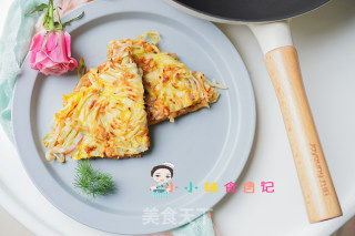 12个月以上番茄肉末夹心面条饼的做法步骤：15