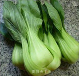 面筋青菜的做法步骤：1