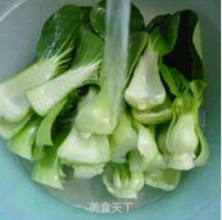 面筋青菜的做法步骤：5