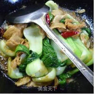 面筋青菜的做法步骤：8