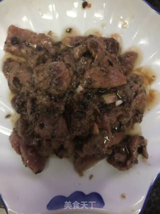 鼓汁凉瓜焖牛肉的做法步骤：7
