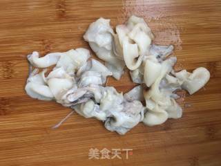 雪菜笋丝炒墨鱼仔的做法步骤：2
