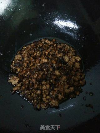 香菇肉酱拌面的做法步骤：7