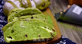 抹茶奶酪软欧包的做法步骤：18