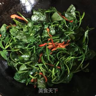 蒜蓉红薯叶的做法步骤：5