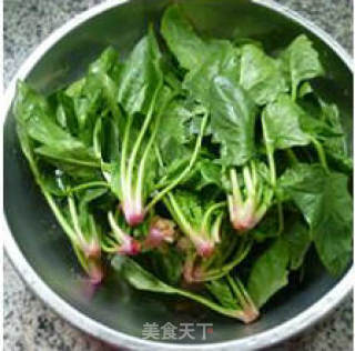 菠菜香芋的做法步骤：2