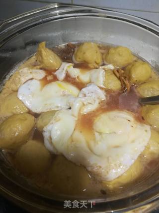 姬松茸、虫草花、红菇炖猪肉丸的做法步骤：3