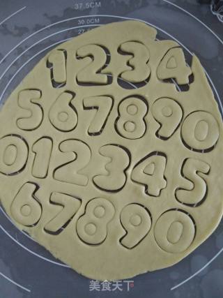 数字饼干的做法步骤：4