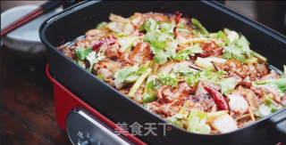 过完中秋也要吃顿好的，家庭版鸡公煲的做法步骤：8