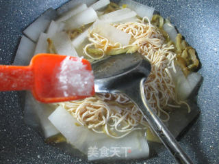 榨菜丝冬瓜煮干丝的做法步骤：6