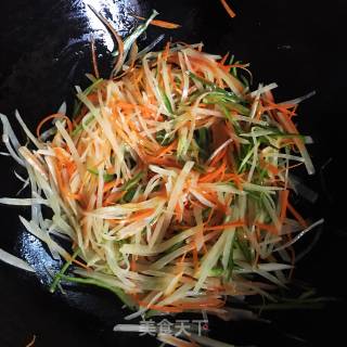 炒三丝的做法步骤：5