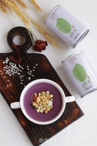紫薯燕麦米糊的做法步骤：14