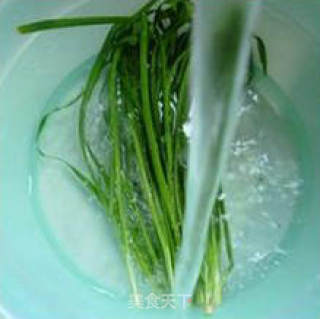 韭菜白灵菇炒香干的做法步骤：4