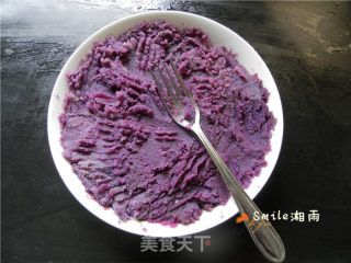 水晶紫薯蔓越莓馅的做法步骤：3