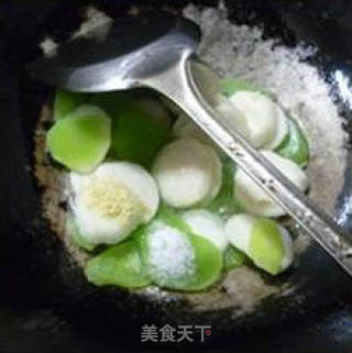 荸荠炒莴笋的做法步骤：7