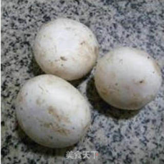 鲜蘑菇炒红菜芯的做法步骤：2