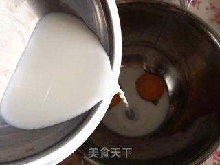 #自制零食#拉丝蛋糕的做法步骤：3