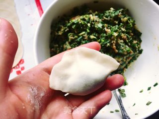 韭菜猪肉馅水饺的做法步骤：8