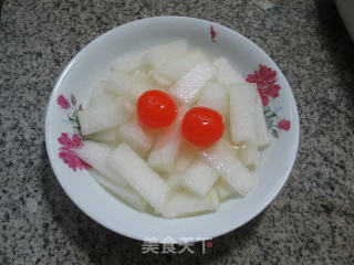咸鸭蛋蒸冬瓜的做法步骤：8