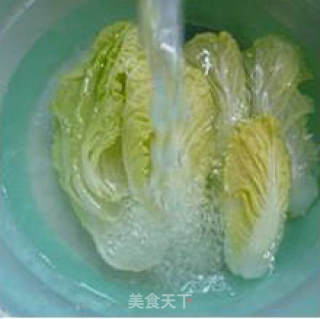 香菇油面筋娃娃菜的做法步骤：5