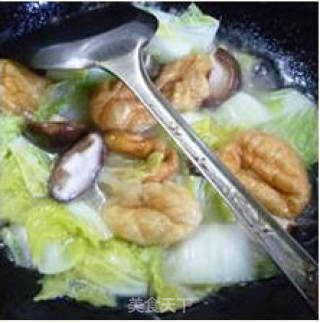 香菇油面筋娃娃菜的做法步骤：10