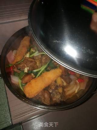 干锅啤酒鸭的做法步骤：11