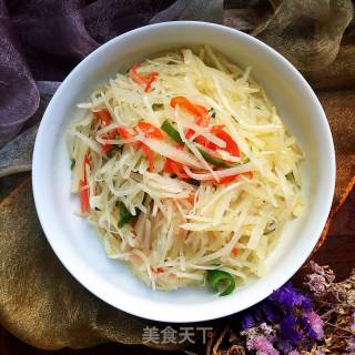 醋溜土豆丝的做法步骤：7