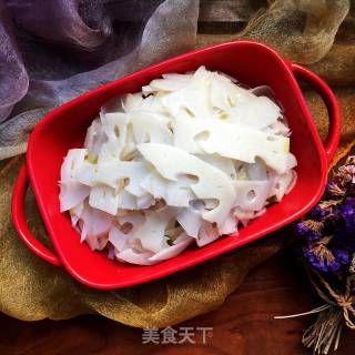 炝藕片的做法步骤：9