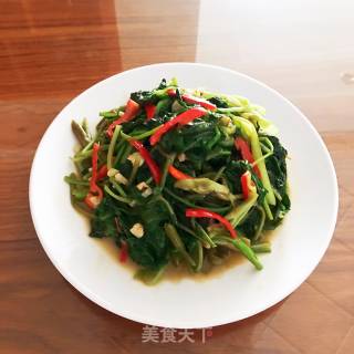 腐乳炒空心菜的做法步骤：8