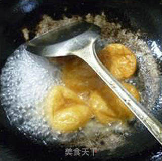 油面筋炒茼蒿的做法步骤：5